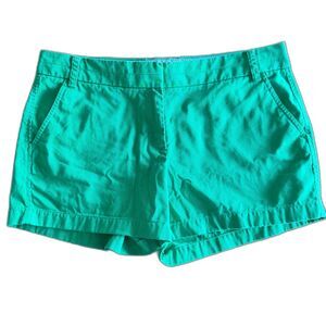 J. Crew Green Chino Shorts Women's 12
